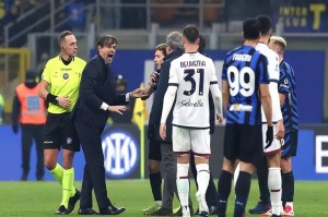 放弃争冠？国米末轮联赛上8名替补，无言抗议，只为被黑掉10分